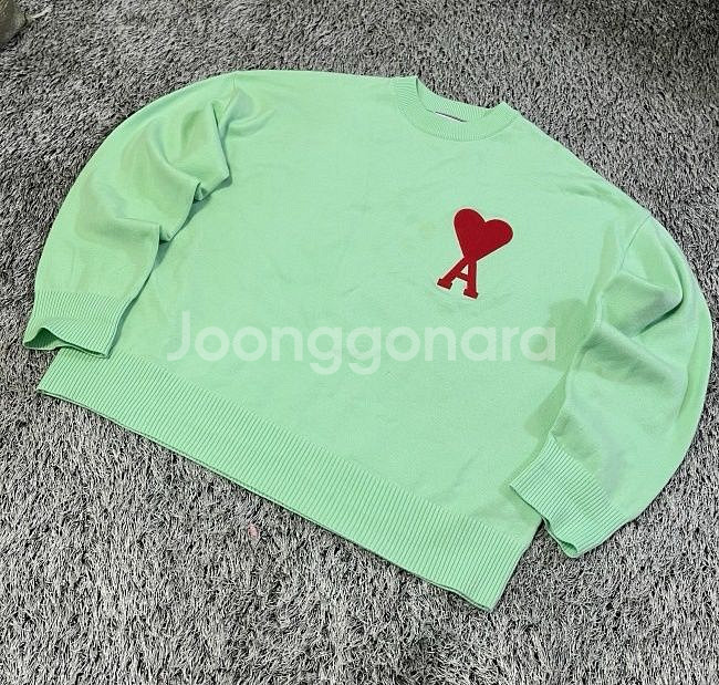 아미 빅로고 맨투맨 105~110--0