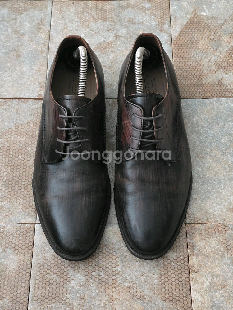 (275)소다 옴므 딥 브라운 드레스 슈즈 구두--1