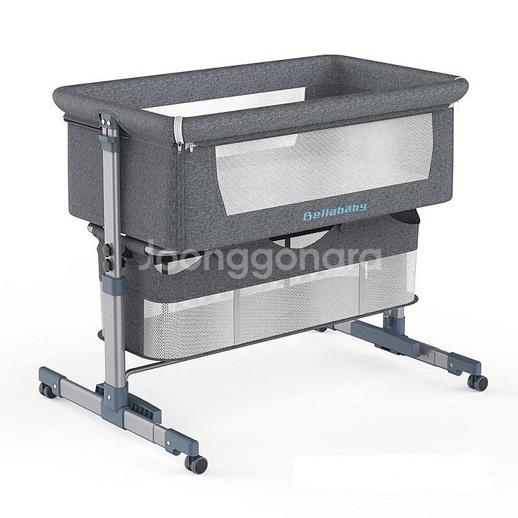 Bellababy 벨라베이비 접이식 높이조절 아기침대 / 미사용 새제품 판매합니다.--0
