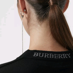 (새상품) 버버리 로고 메리노울 니트탑