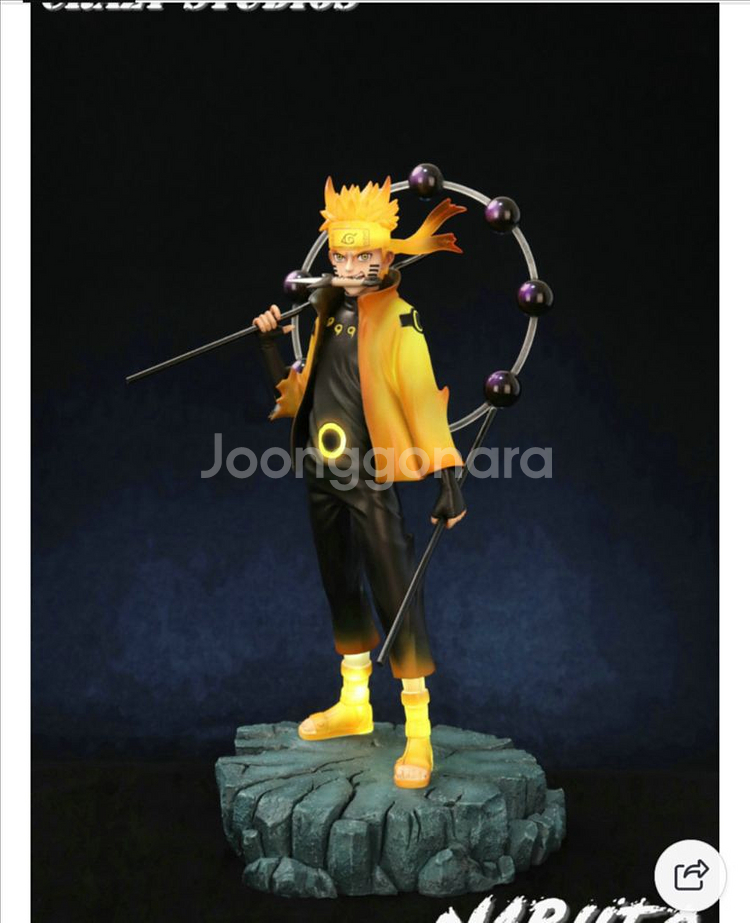 crazy나루토x사스케 레진 원피스피규어 급처(네고가능--3