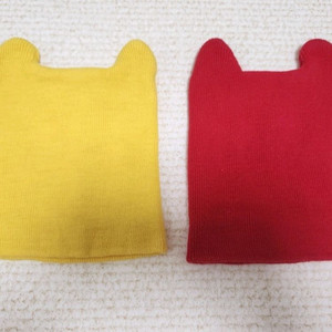 아기 비니 모자 2개 세트