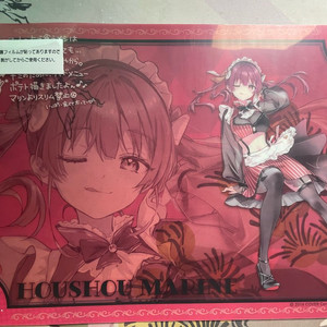 제일복권 홀로라이브 호쇼 마린 클리어 런천 매트 굿즈