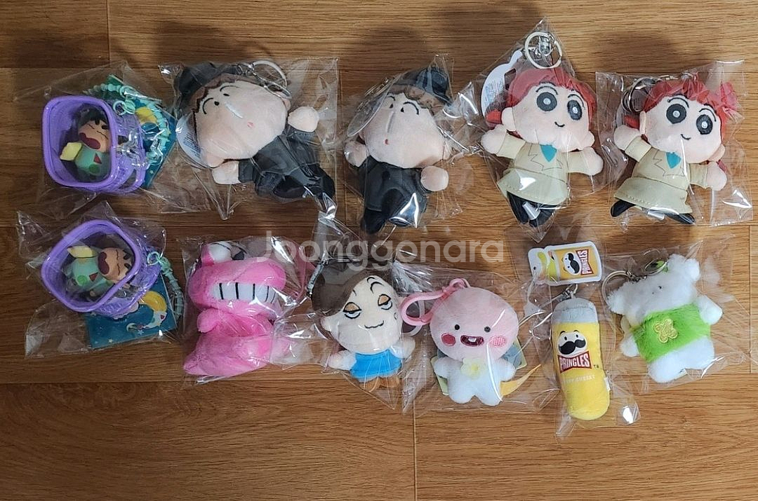 인형키링 맹구,짱구,유리,어피치,프링글스,고길동,키링--0