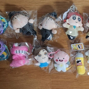 인형키링 맹구,짱구,유리,어피치,프링글스,고길동,키링