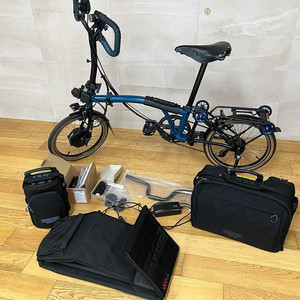 브롬톤 일렉트릭 12단 오션블루 판매