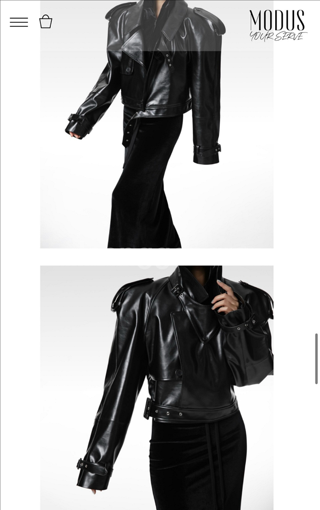 모듀스 모두스 여성 가죽 라이더 재킷 블랙가죽자켓 레더자켓--1