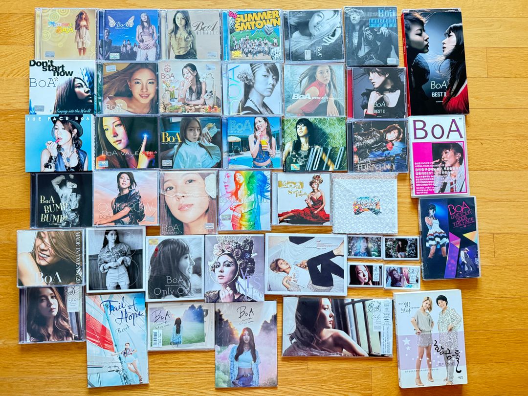 BoA(보아) 앨범 CD, DVD 및 굿즈 일괄