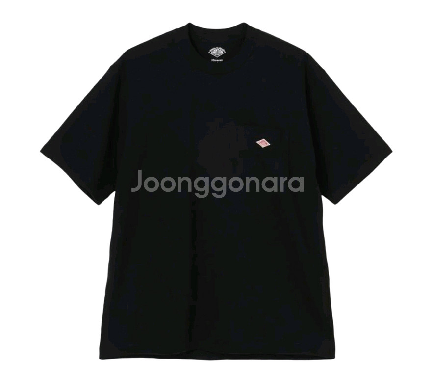 단톤 블랙 포켓 반팔 티셔츠 DT-C0198 새상품 팝니다--0