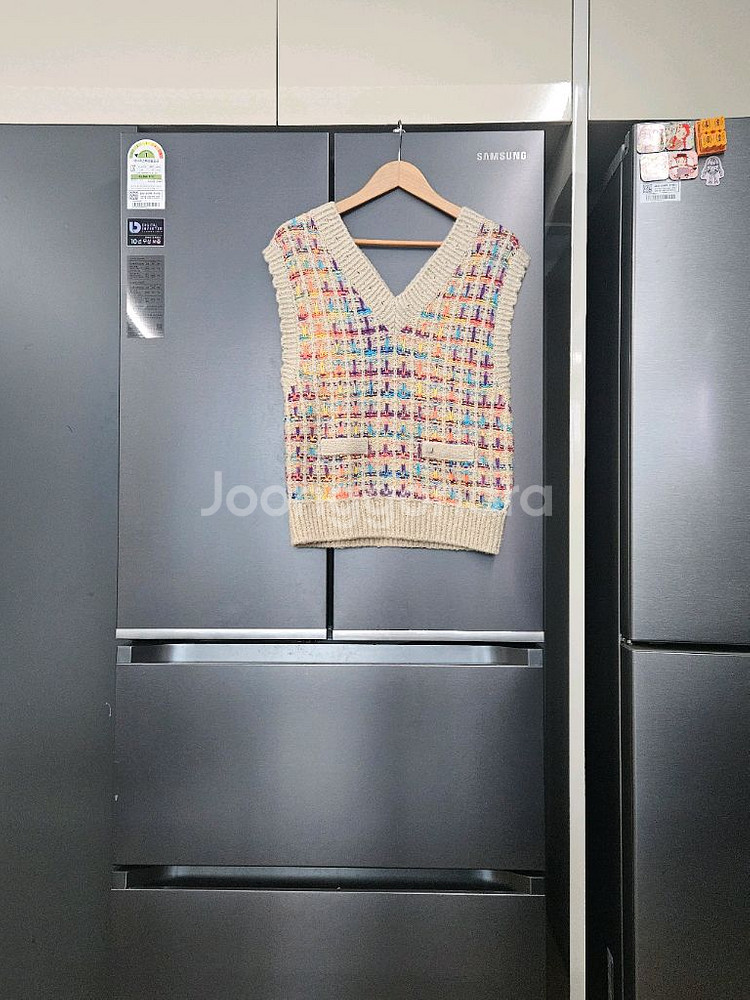 써스데이아일랜드 니트 베스트 85S--0