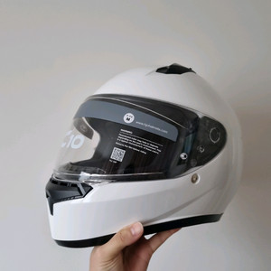 홍진 C10 풀페이스헬멧 M사이즈 솔리드화이트