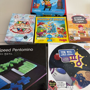 아이들용 교육용 보드게임 세트6종