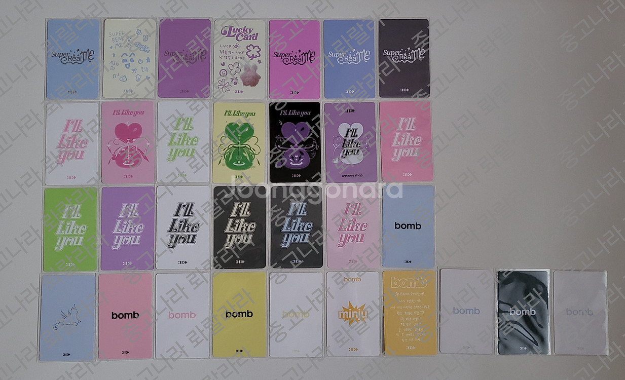 아일릿포카 아일릿민주 앨범포카 일괄 양도--1