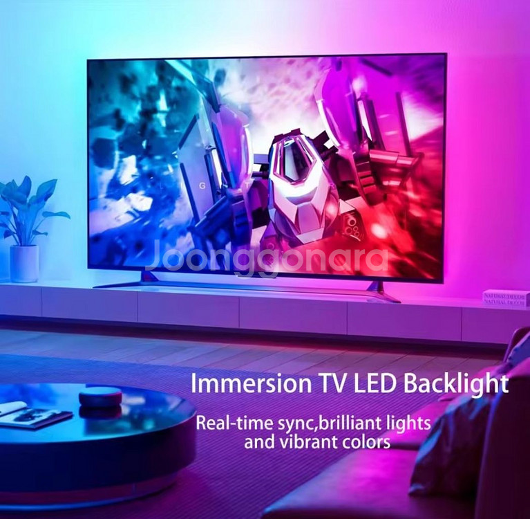 TV LED 백라이트 4K HDMI 2.0 싱크박스 새상품--3
