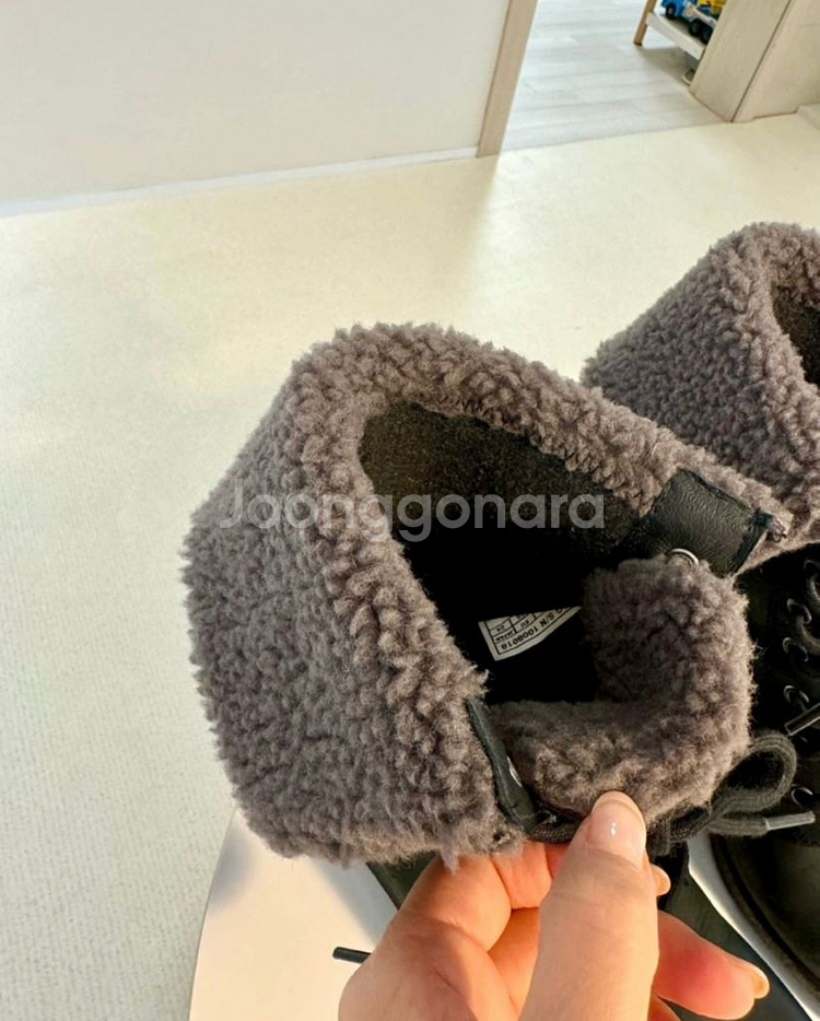 100%방수 ugg 어그 가죽 앵클부츠 235 워터프루프 여성 구두--5