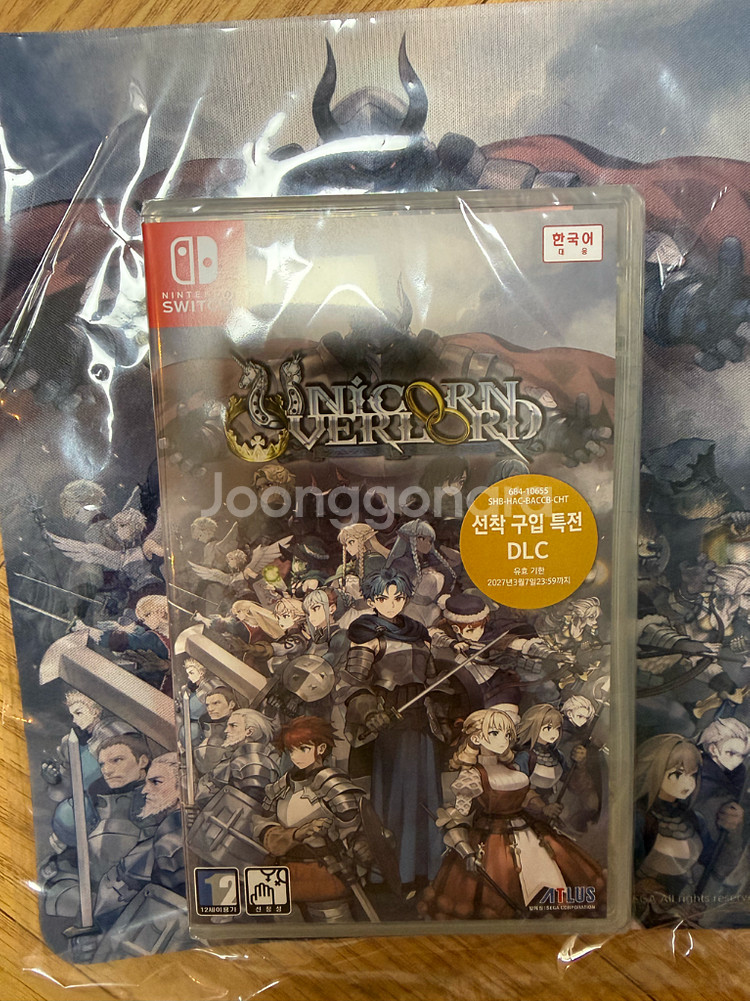 닌텐도 스위치 유니콘 오버로드 초회판 미개봉--0