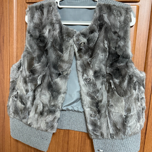 여성 밍크조끼