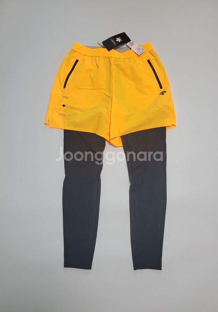 새상품)데상트 남성 반바지 일체형 2in1레깅스 M,L--7