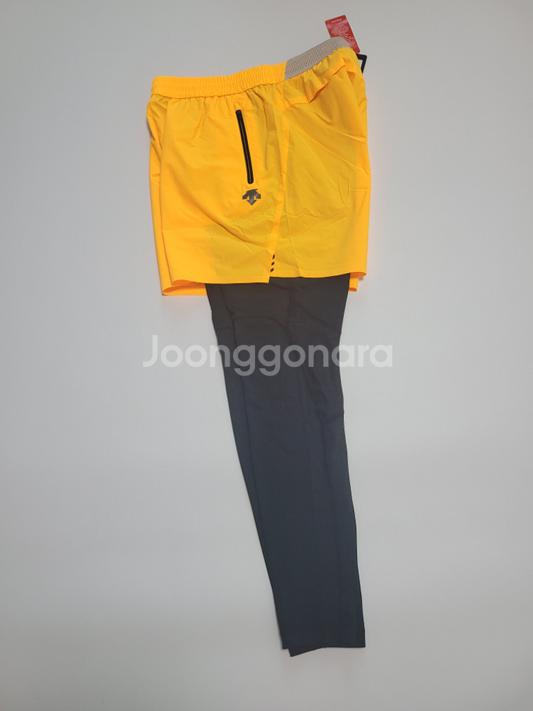 새상품)데상트 남성 반바지 일체형 2in1레깅스 M,L--8