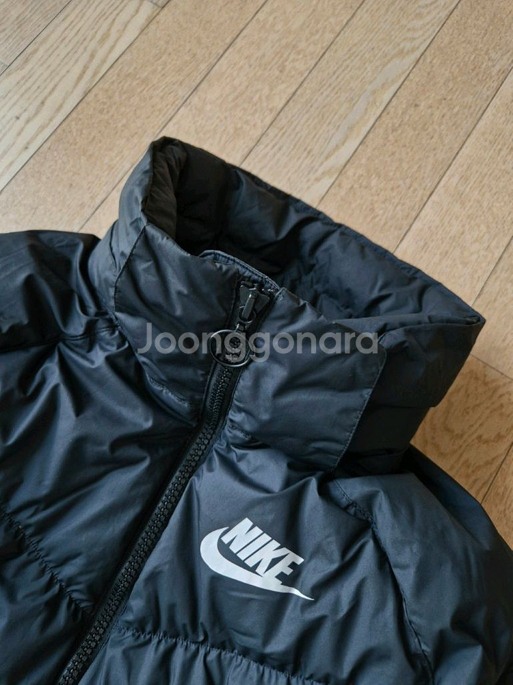 나이키 우먼스 다운 필 롱패딩 그레이 덕다운 사이즈80--2