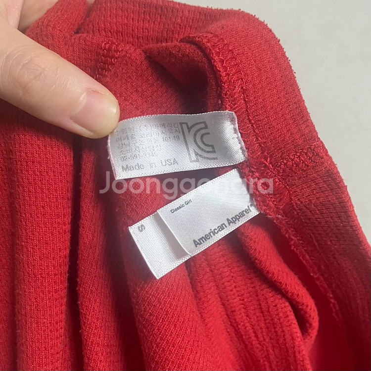 아메리칸어패럴 빨간색 레깅스s--2