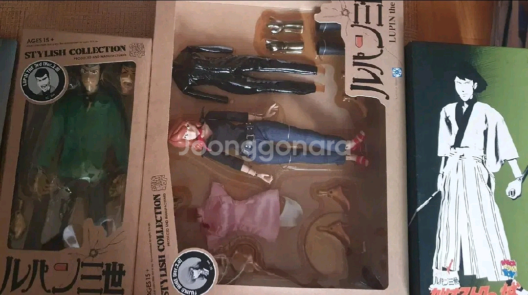 (가격인하) 메디콤토이 루팡3세 후지고 고에몽 피규어 12인치--0