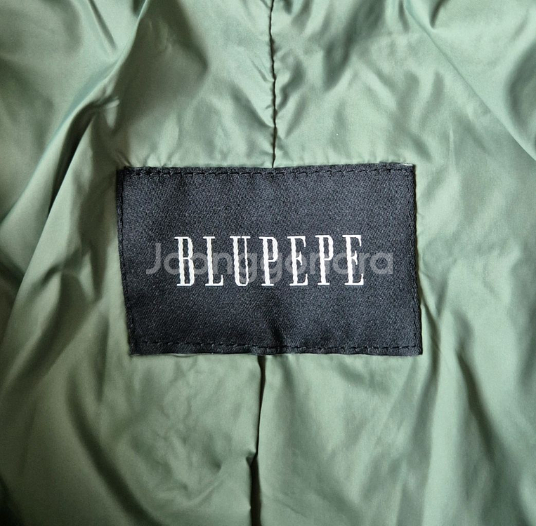 블루페페 심플 후드거위롱코트 구스다운 롱패딩점퍼 66--3