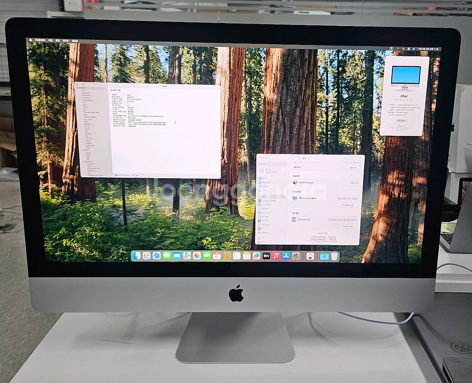 (중고) 애플 iMac 27인치 2020년형 (i5 / 40GB / Radeon Pro 5300)--0