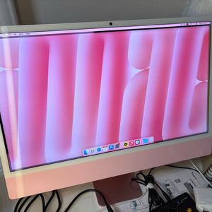 애플 아이맥 M4칩 16GB 핑크 24인치 2024년형