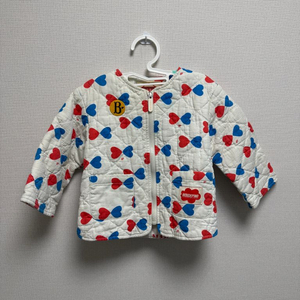 베베드피노 하트 퀼팅 점퍼 100