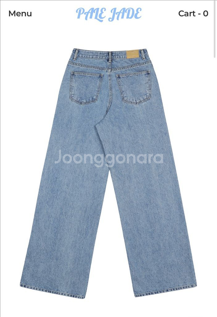 페일제이드 와이드 데님 팬츠 페일제이드청바지--2