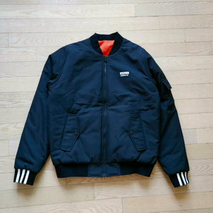 아디다스 리버서블 봄버 패딩자켓 양면점퍼 사이즈M