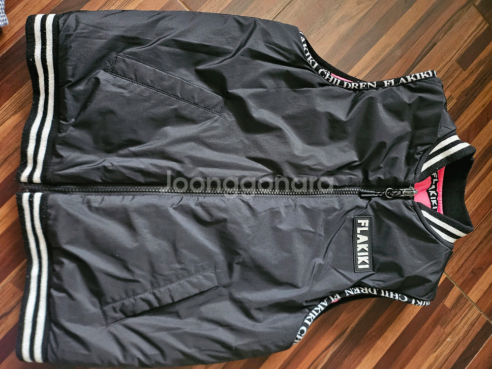 플라키키 양면 조끼 9y--0