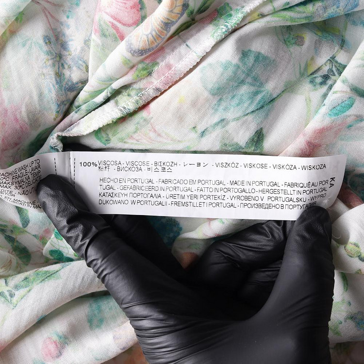 [XS]자라 멀티 플로럴 노카라 긴팔 셔츠 블라우스--6