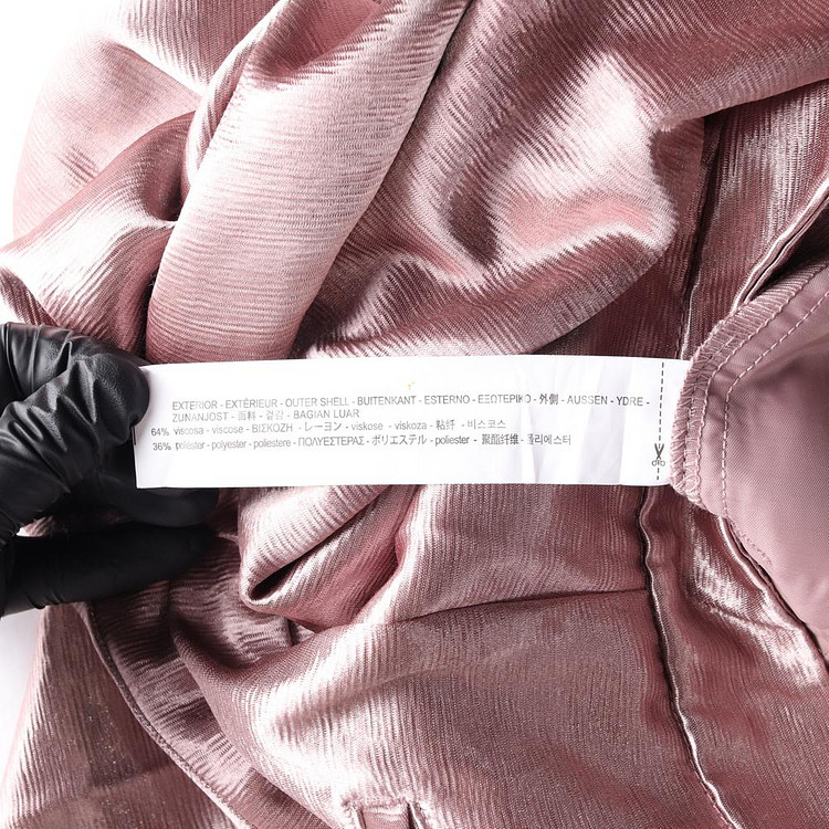 [XS]자라 메탈 핑크 핀턱 와이드 슬랙스 팬츠 바지--6