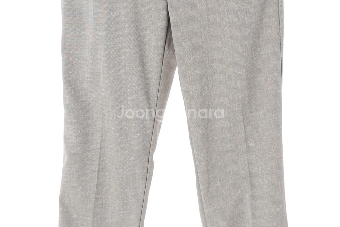 [S]자라 연그레이 테이퍼드 슬랙스 바지 팬츠--2