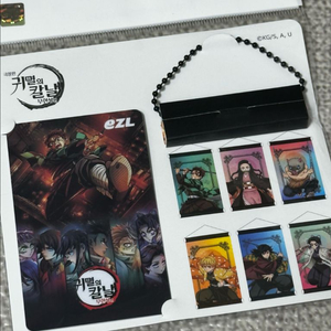 새상품 귀멸의칼날 이즐 교통카드 젠이츠 태피스트리 원가양도