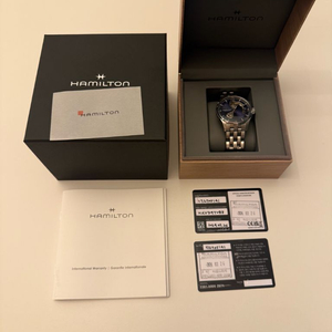 해밀턴 재즈마스터 오픈하트 42mm 청판