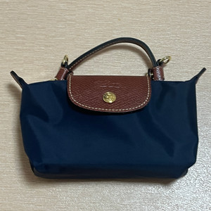 르 플리아쥬 오리지널 핸들 파우치 네이비 + 스트랩