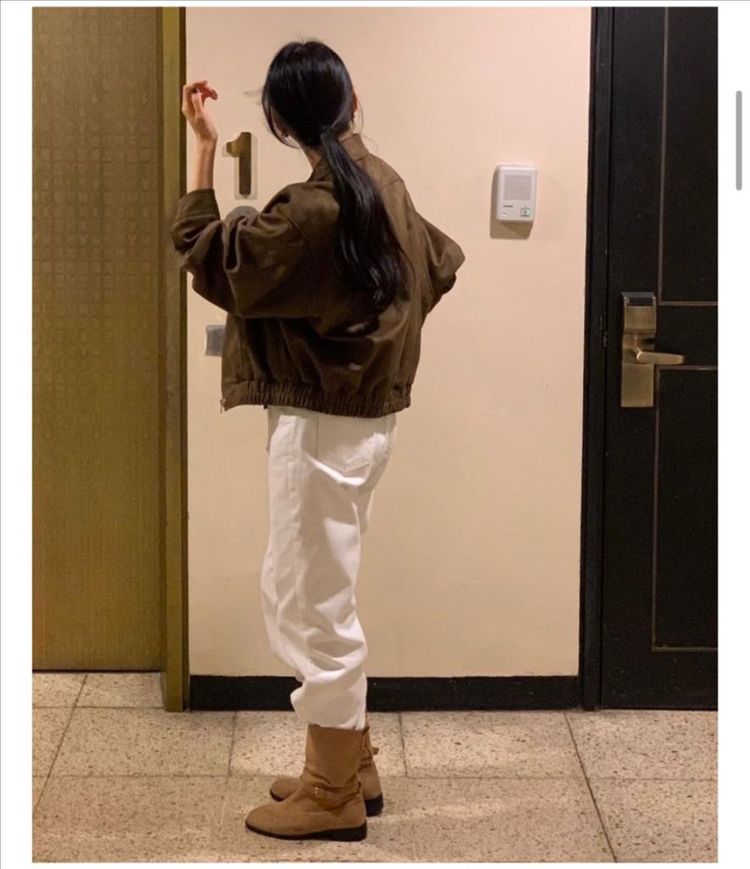 이너프 브라운 스웨이드 자켓 런던플랏 레이지샵--4