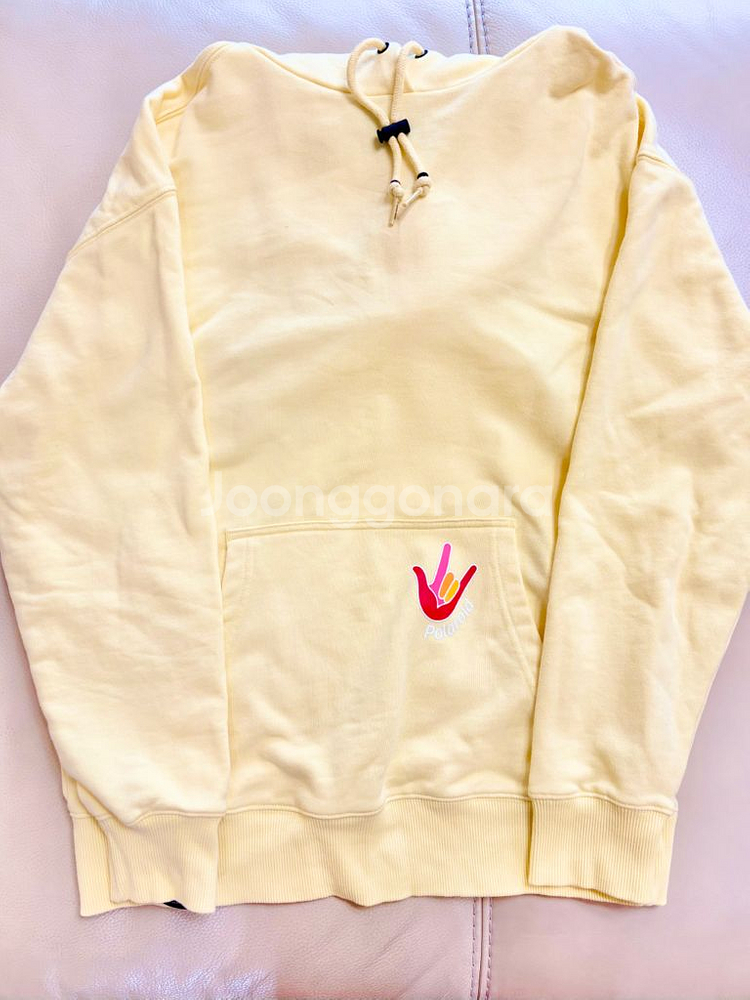 폴라로이드 POLAROID GO 후드티 레몬옐로우--3