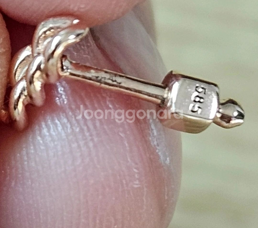 체인 라인 14k 피어싱--1