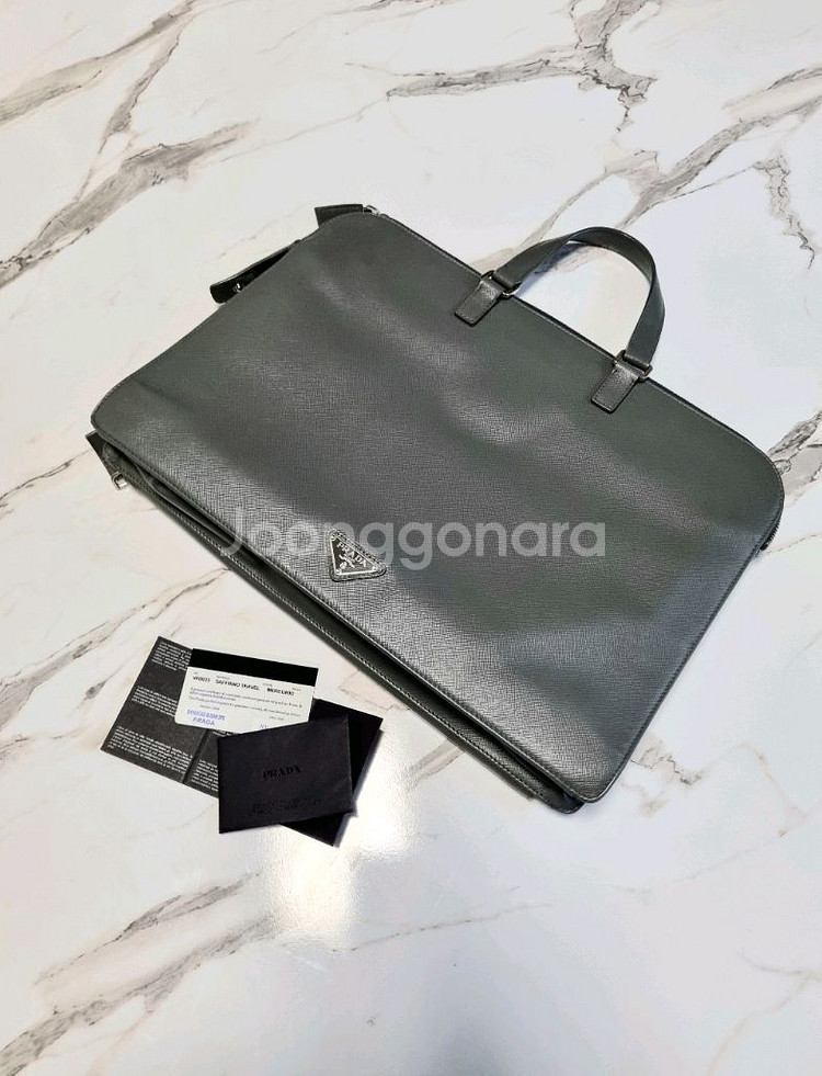 중고 프라다 브리프케이스, 서류가방, 비지니스백--0