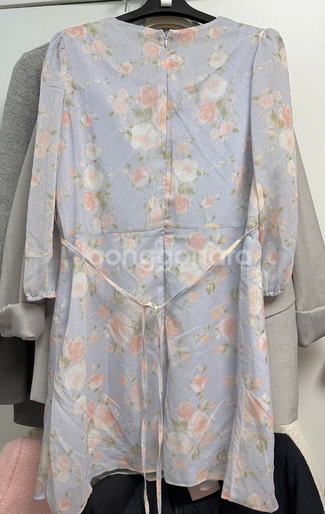 새상품) 리브어리 자체제작 쉬폰 원피스--2