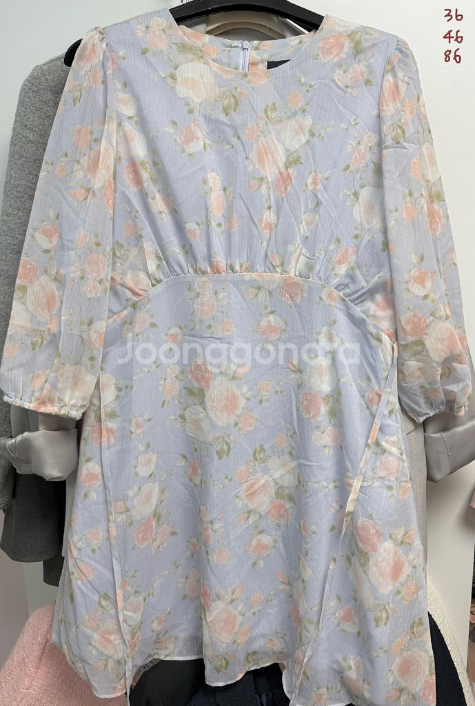 새상품) 리브어리 자체제작 쉬폰 원피스--1