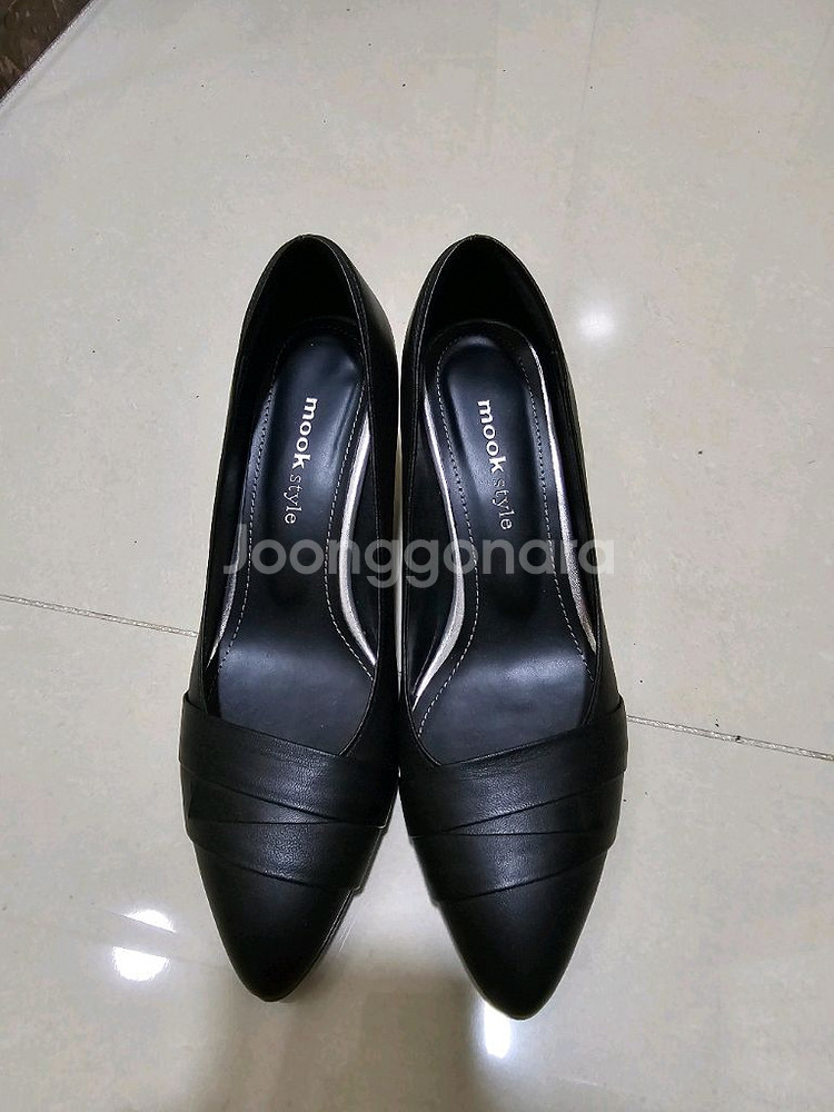 무크 여성용 블랙 펌프스 245--0