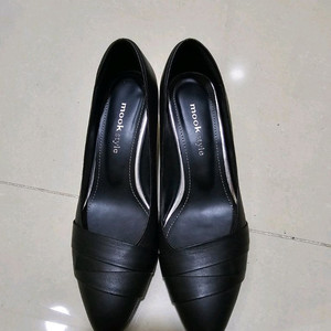 무크 여성용 블랙 펌프스 245
