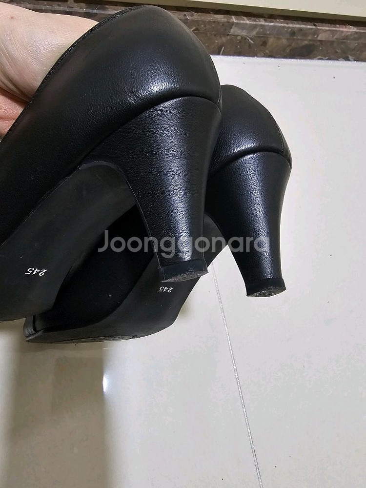 무크 여성용 블랙 펌프스 245--1