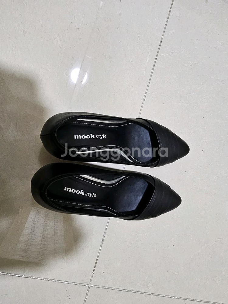 무크 여성용 블랙 펌프스 245--2