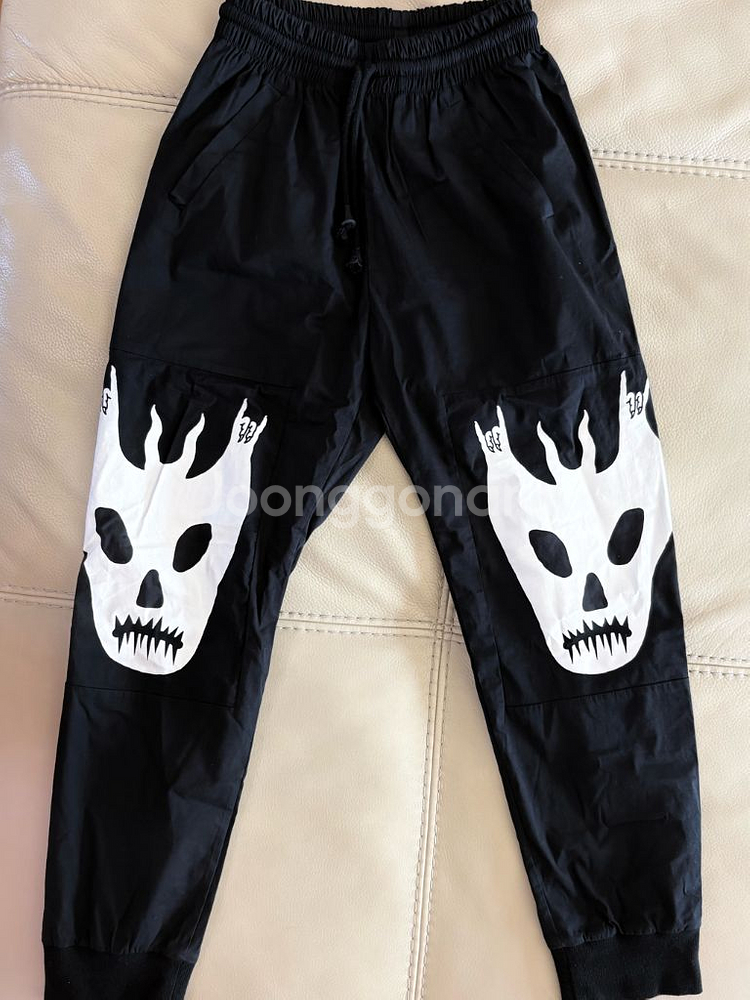 멜로플래닛 엠피큐 mpq evil rockskull 조거팬츠 바지--1